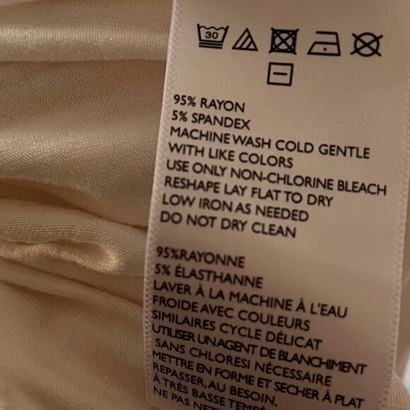 Free People FP Beach Ivory Wide Leg Jumpsuit Boho Flowy Lounge XS Cottagecore - Picture 8 of 8